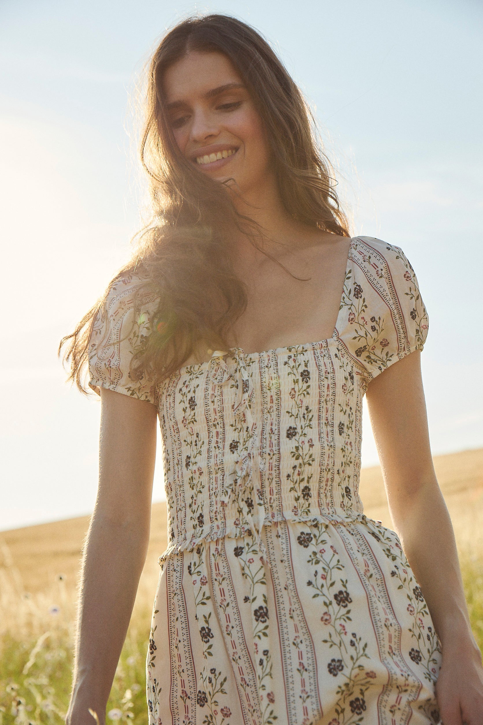 The Aster Nap Dress -  Kelmscott Ribbon Stripe