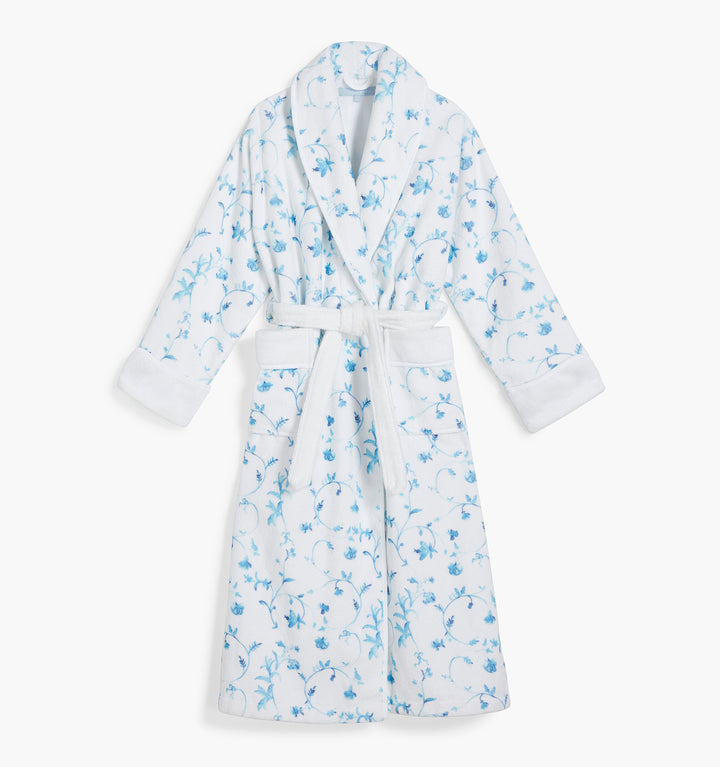The Hotel Robe - Blue Botanical