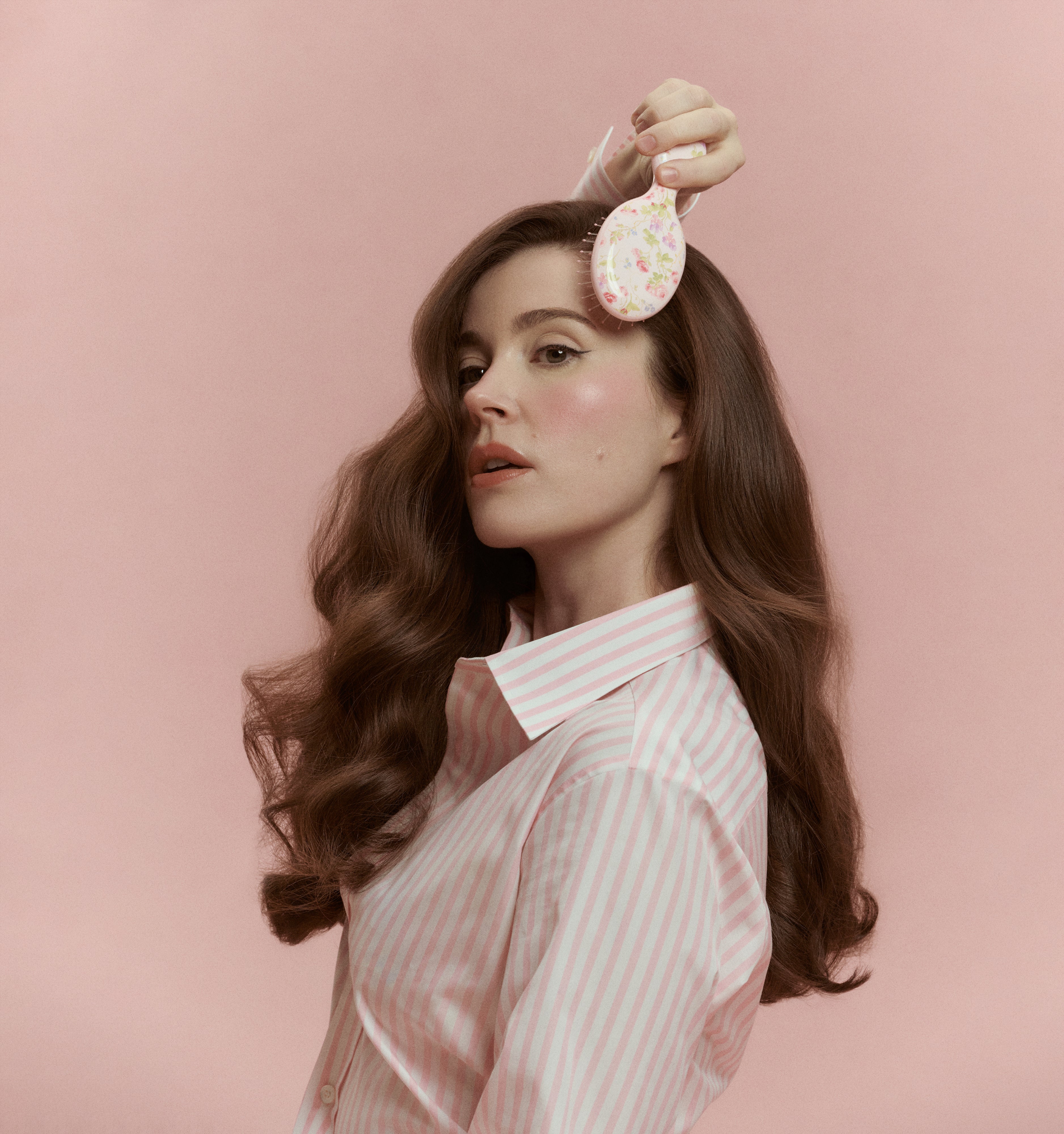The Hill House x Wet Brush Mini Brush - Pink Floral