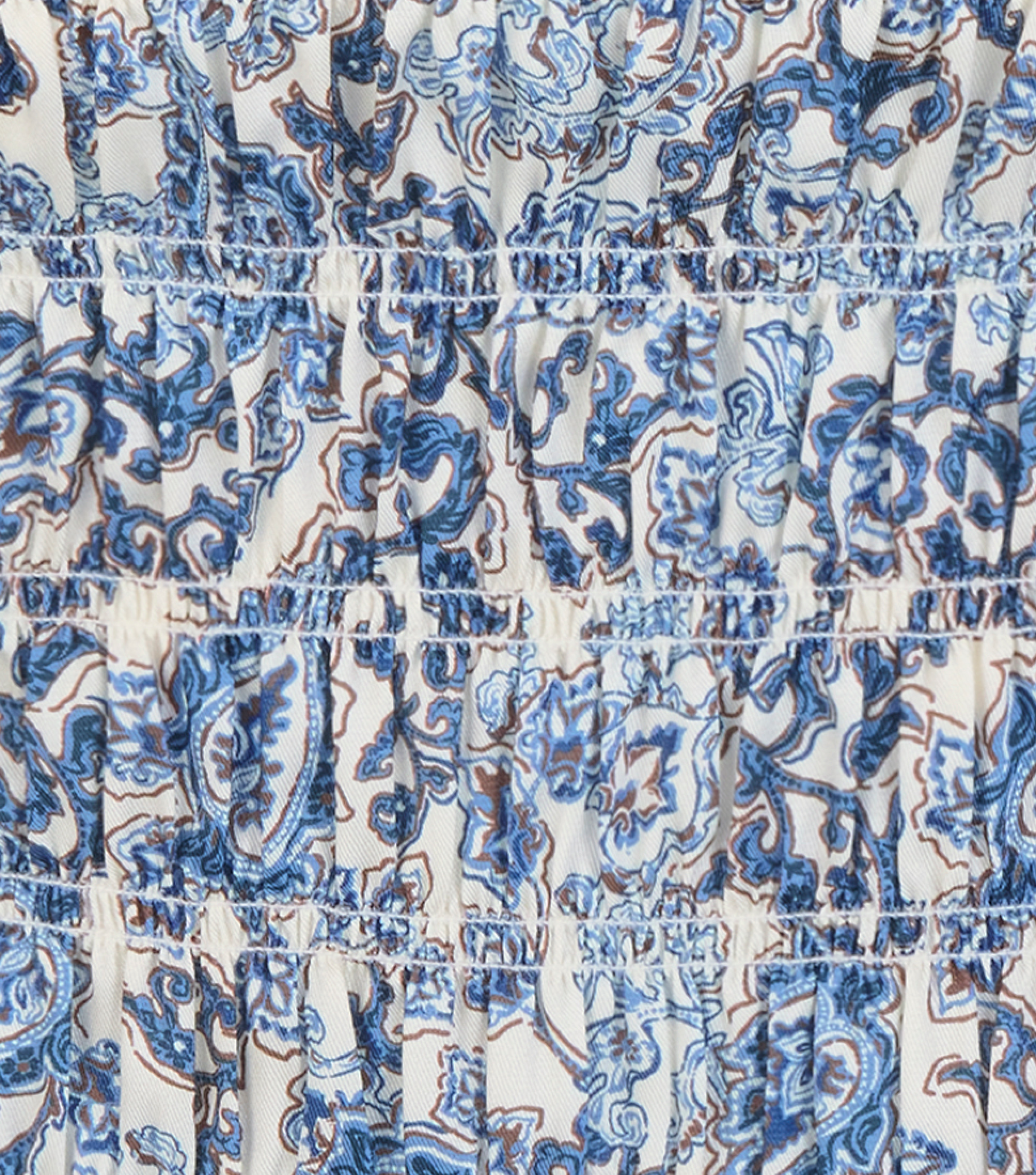 The Phoebe Nap Top -  Chedworth Paisley Blue