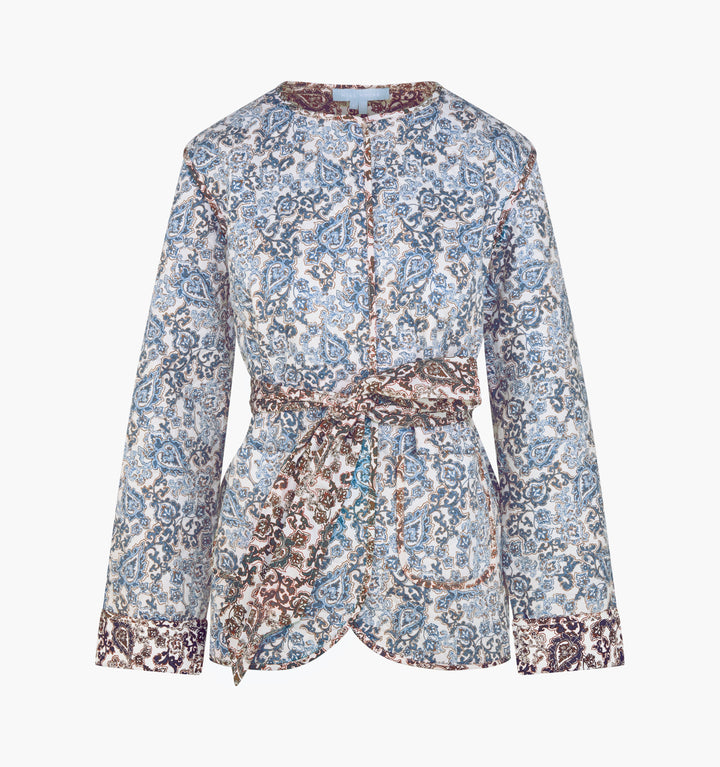 The Aspen Jacket -  Chedworth Paisley Blue