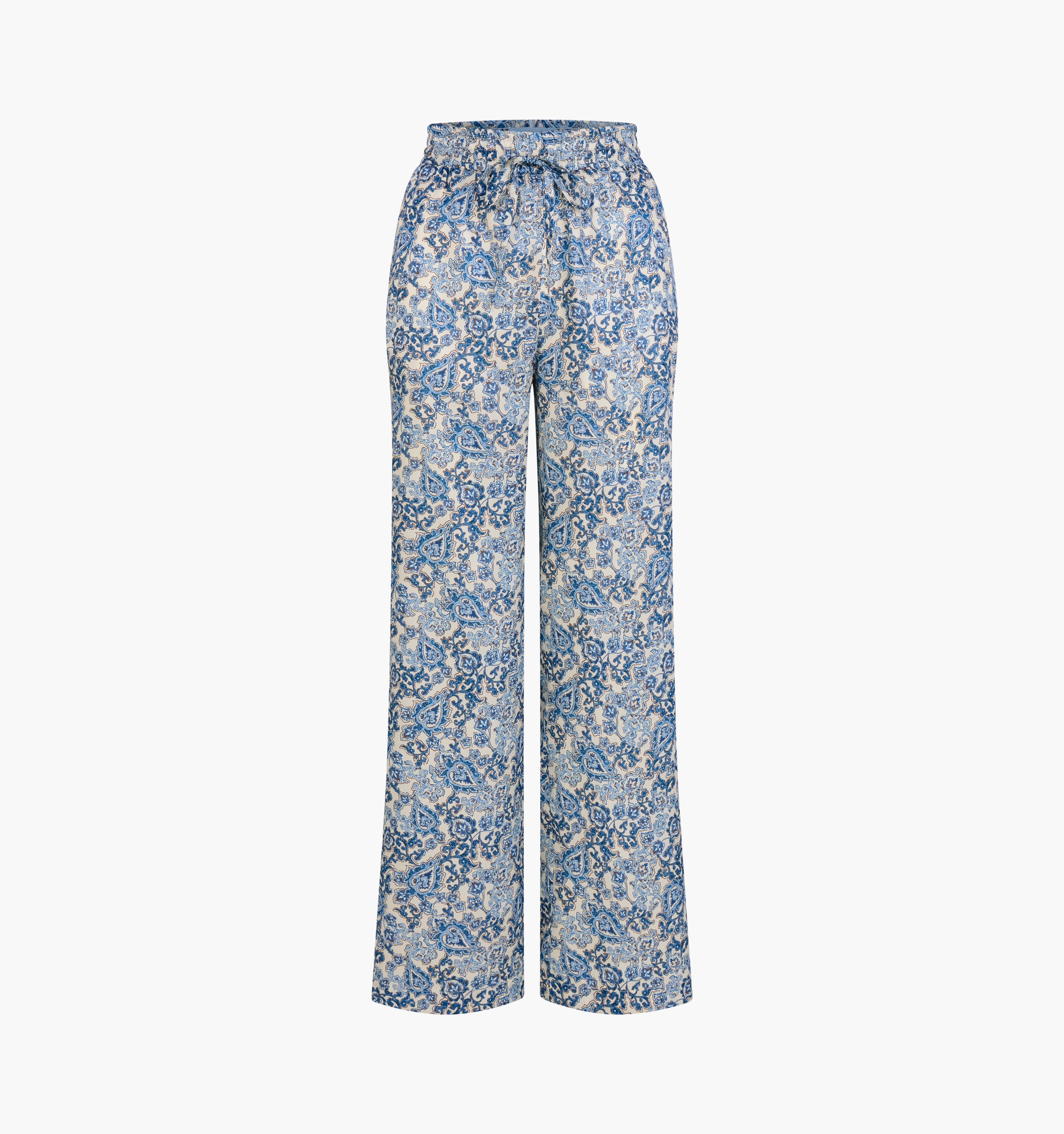 The Maxime Pant -  Chedworth Paisley Blue