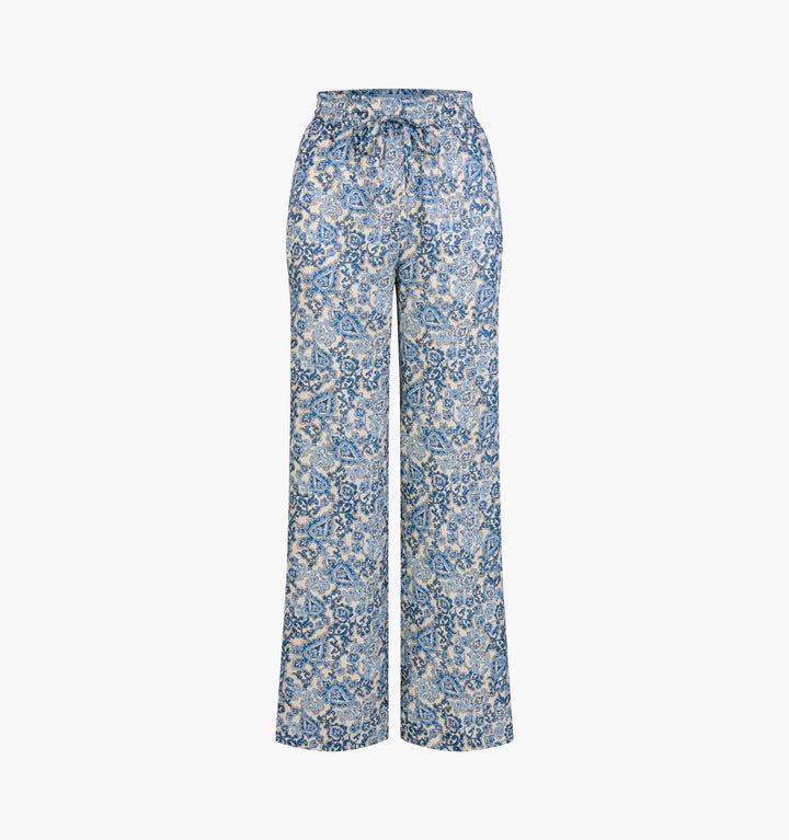 The Maxime Pant -  Chedworth Paisley Blue