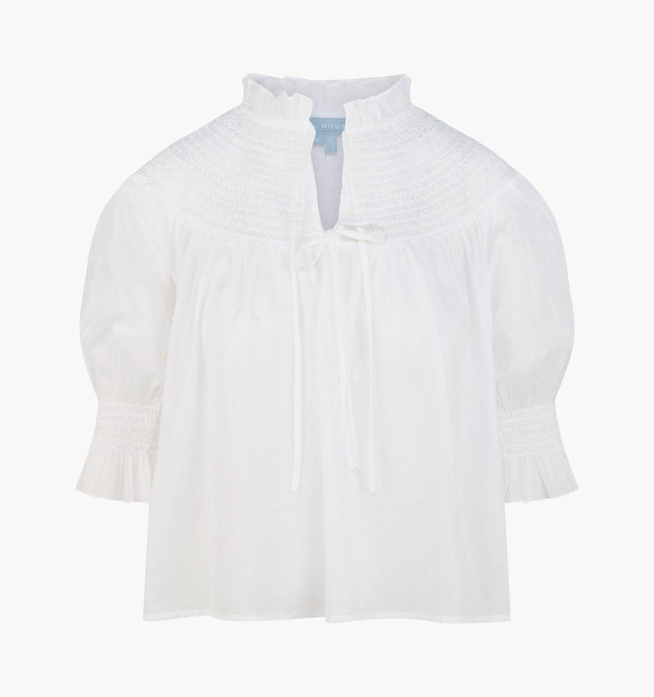 The Zinnia Top -  White