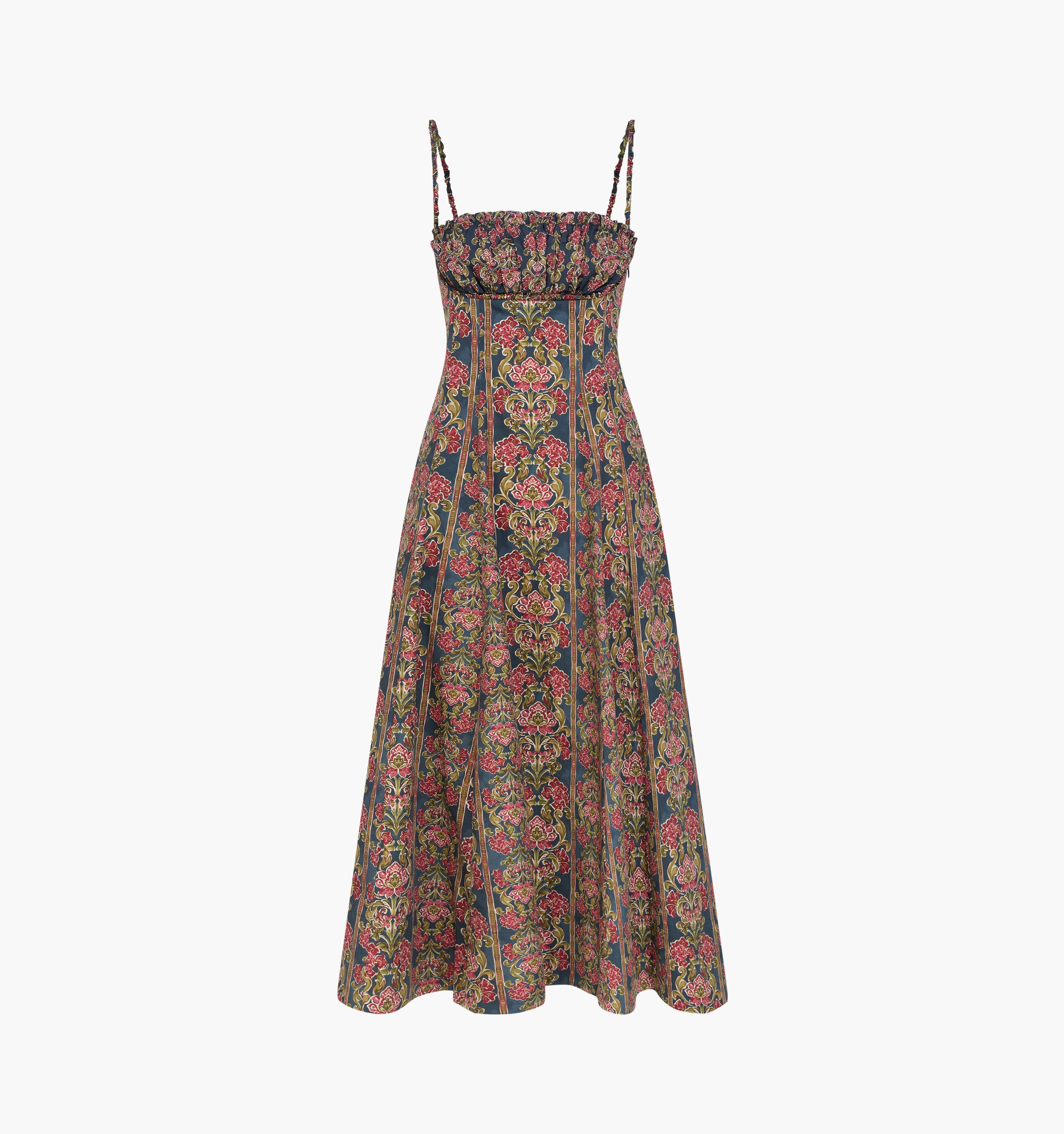 The Maisie Dress -  Stowell Medallion Stripe