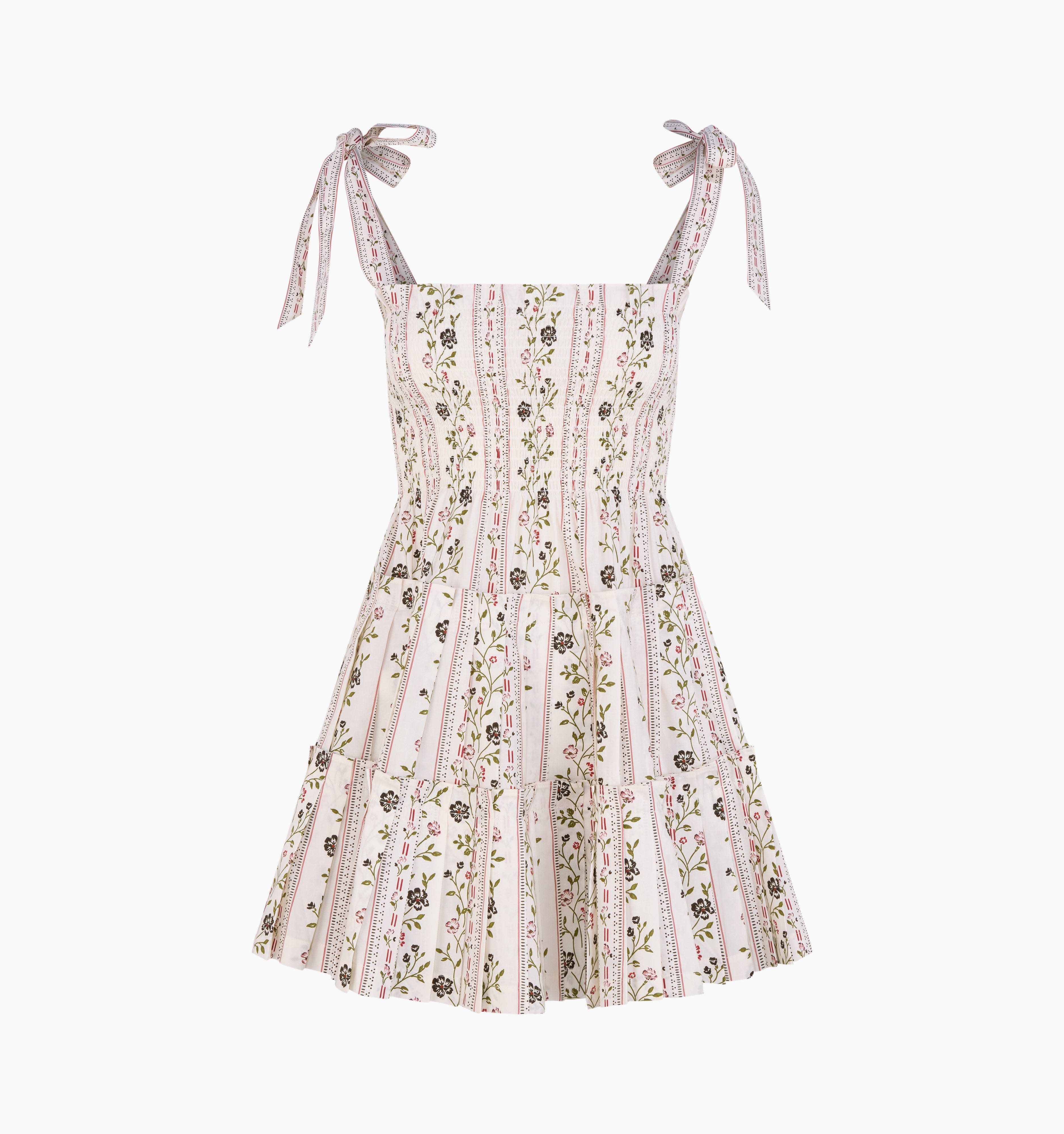 The Ribbon Charlotte Nap Dress -  Kelmscott Ribbon Stripe