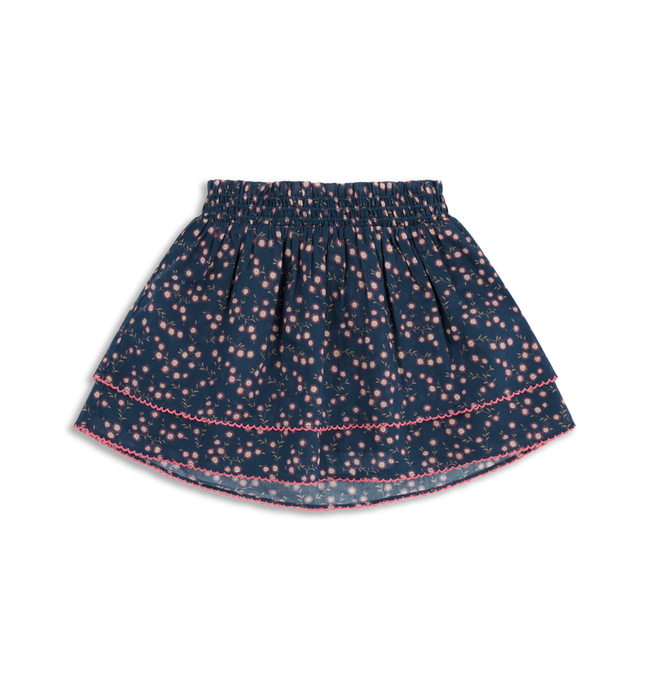 The Tiny Annabella Skirt -  Daisy Ditsy Toss Navy