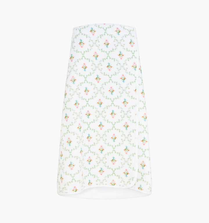 The Towel Wrap - Pastel Trellis