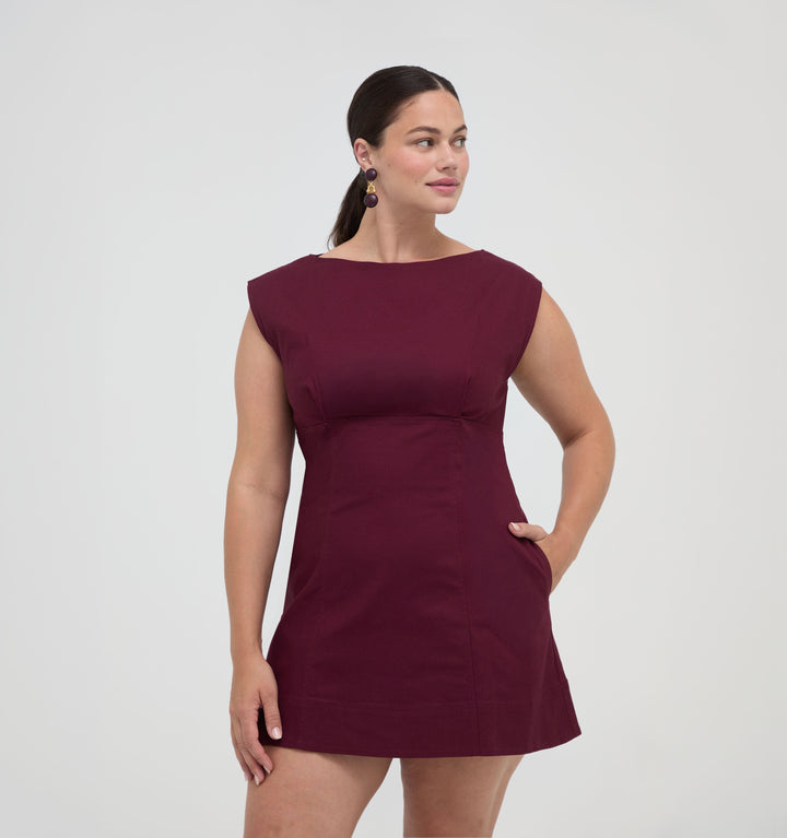 The Rhiannon Dress -  Mulberry