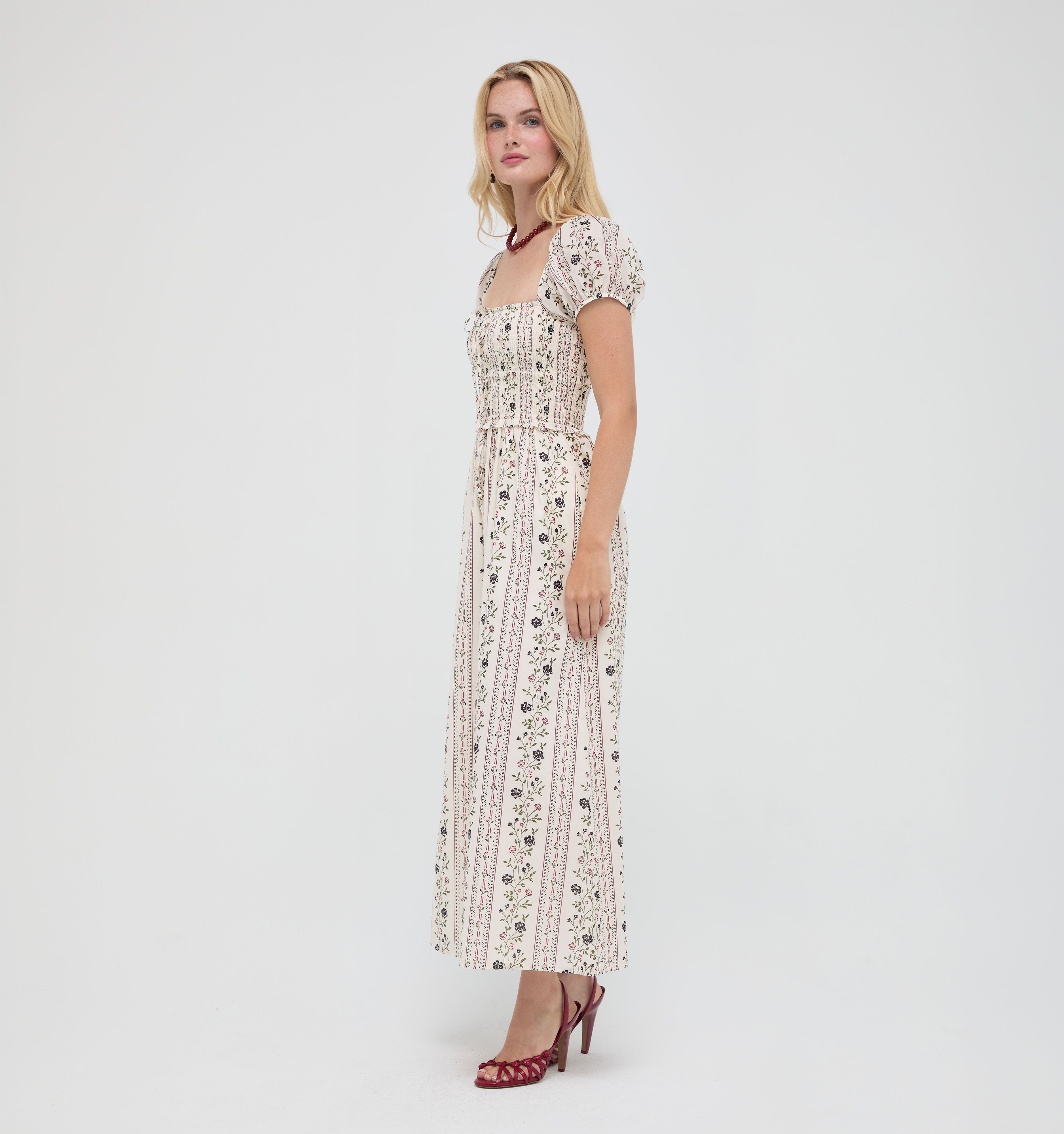 The Aster Nap Dress -  Kelmscott Ribbon Stripe