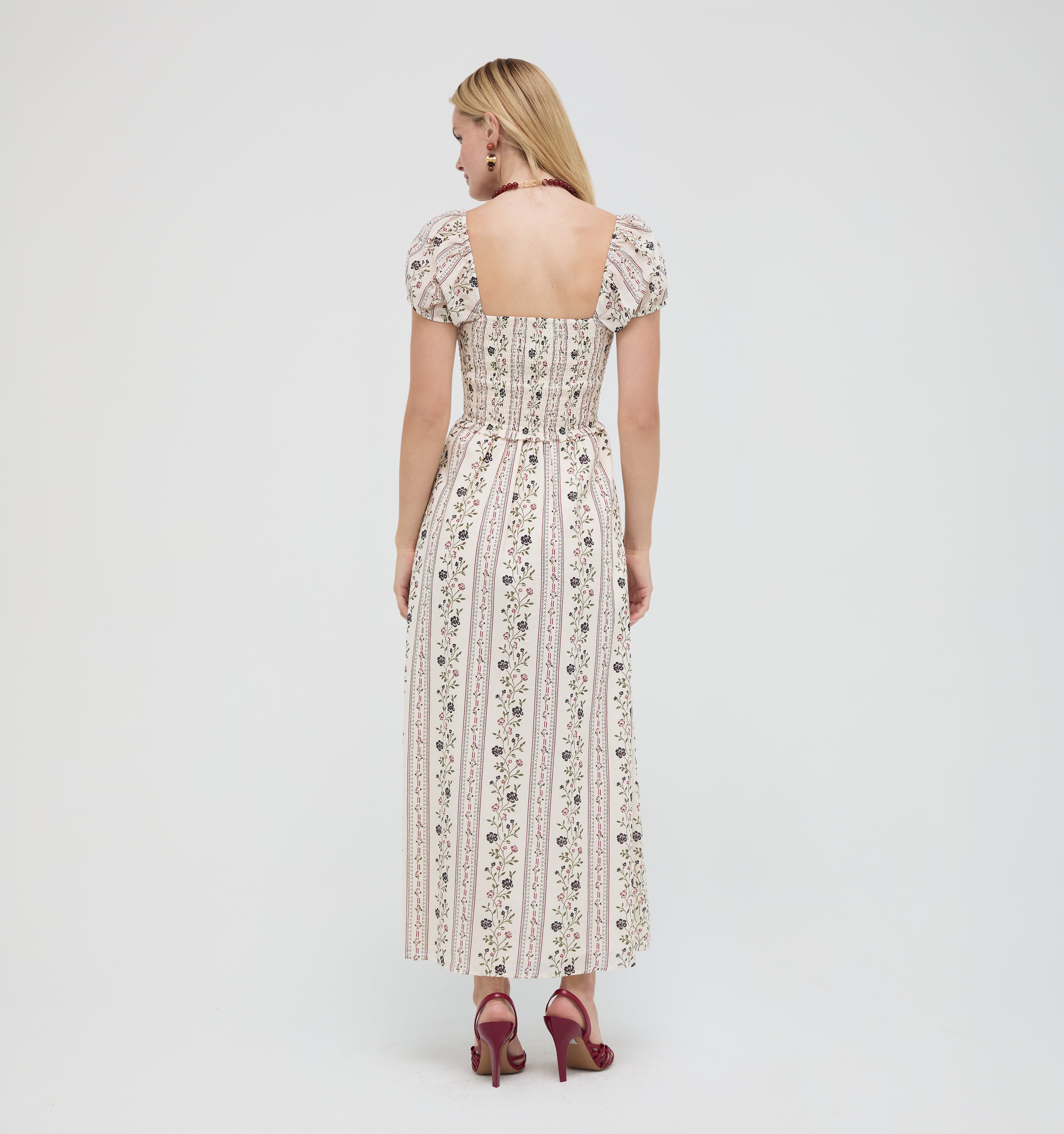 The Aster Nap Dress -  Kelmscott Ribbon Stripe