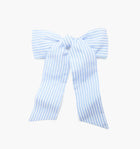 The Belle Bow - Blue/White Stripe