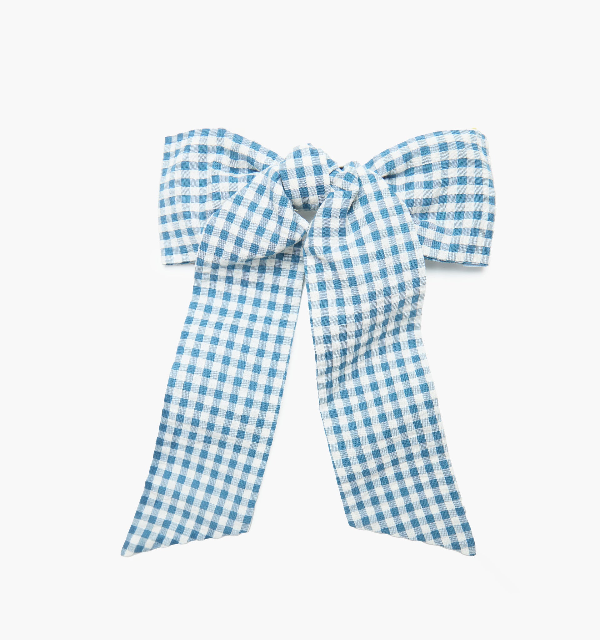 The Belle Bow - Lagoon Gingham
