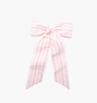 The Belle Bow - Pink Variegated Stripe