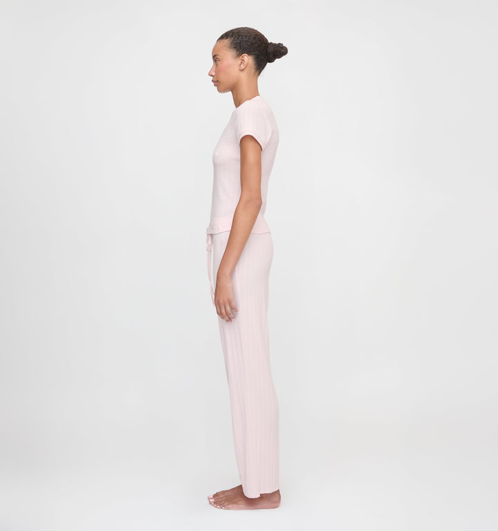 The Cleo Pointelle Set - Light Pink
