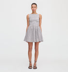The Cosima Mini Nap Dress - Chocolate Gingham