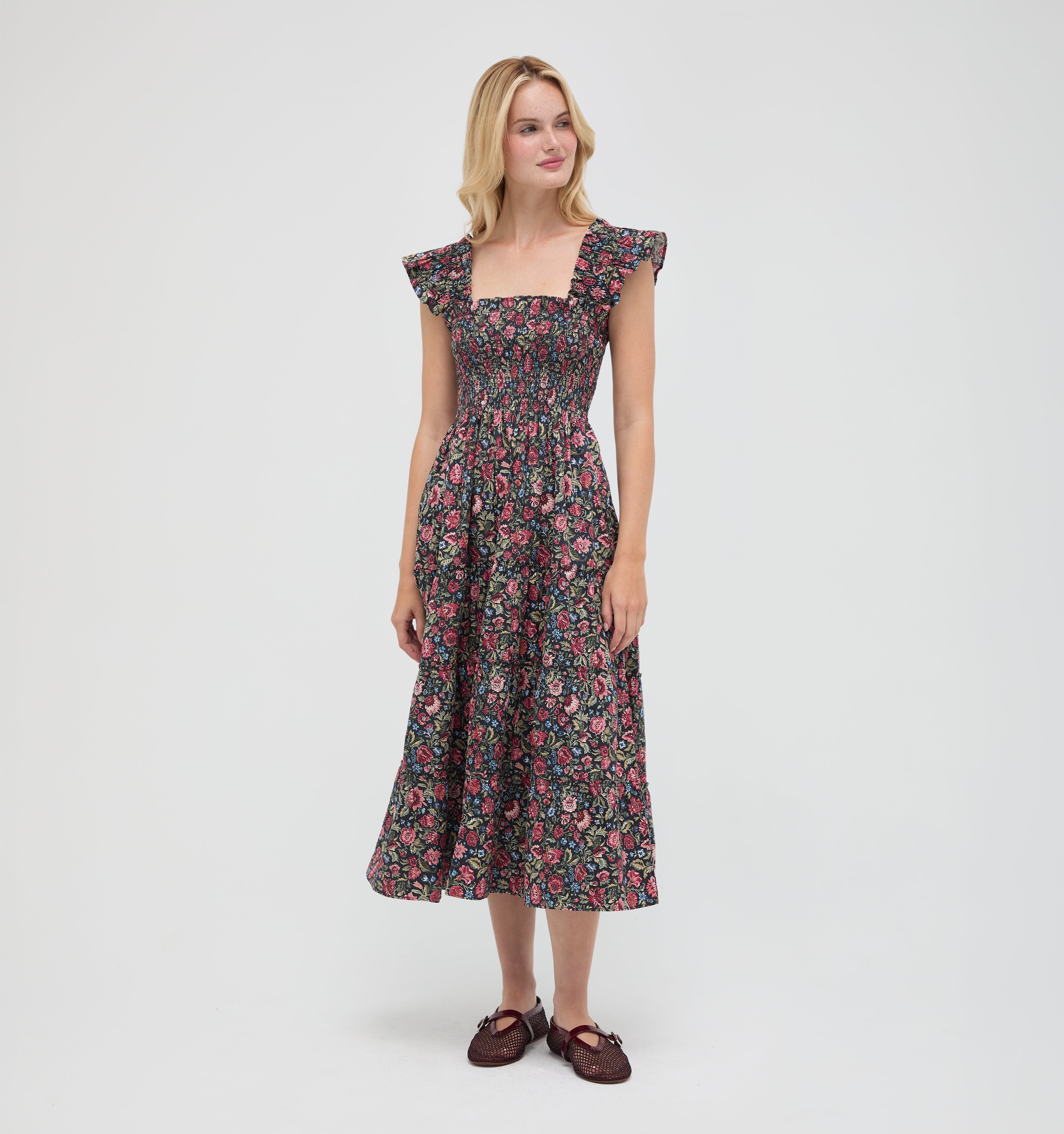 The Ellie Nap Dress -  Jacobean Sprig