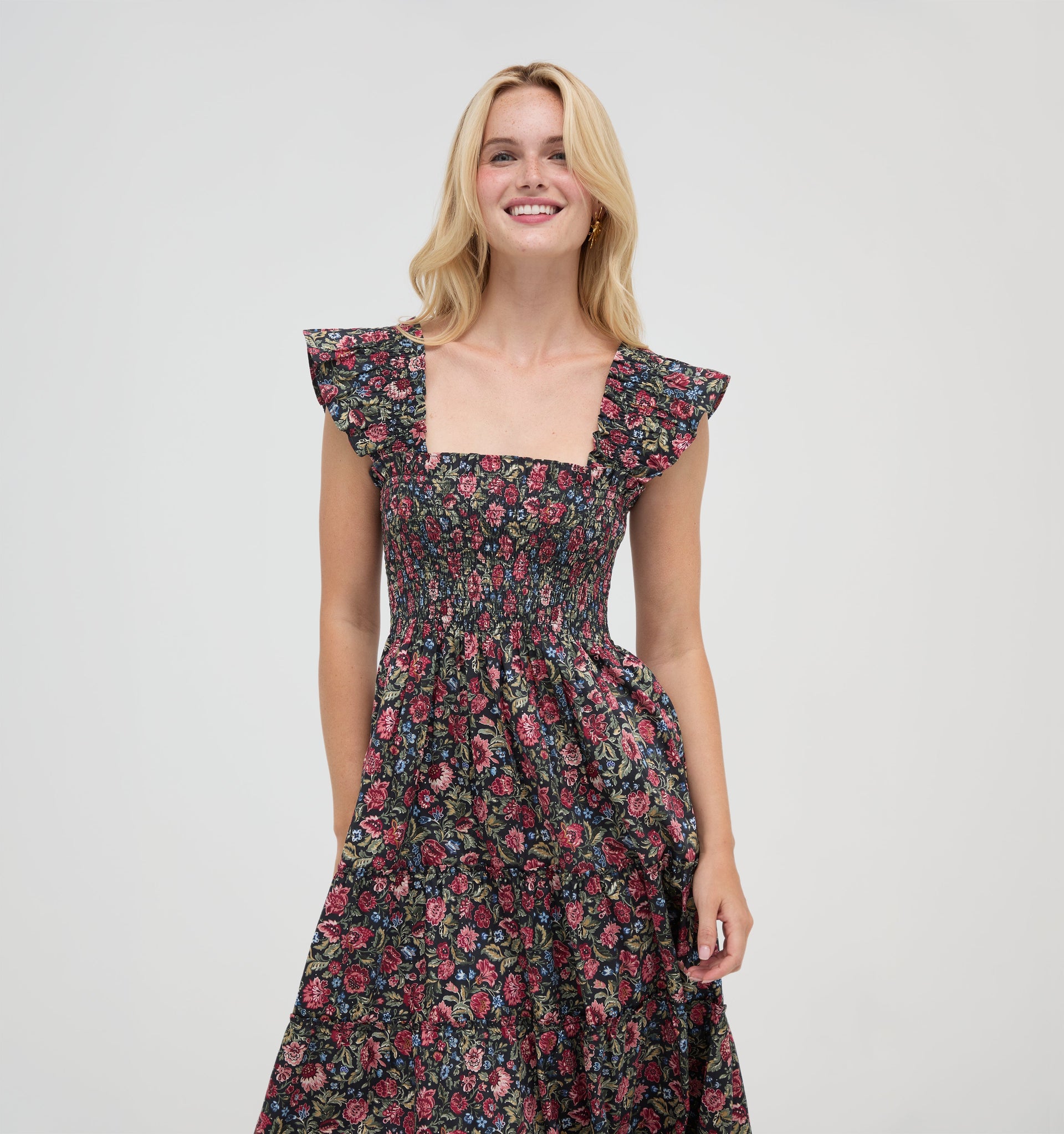 The Ellie Nap Dress -  Jacobean Sprig