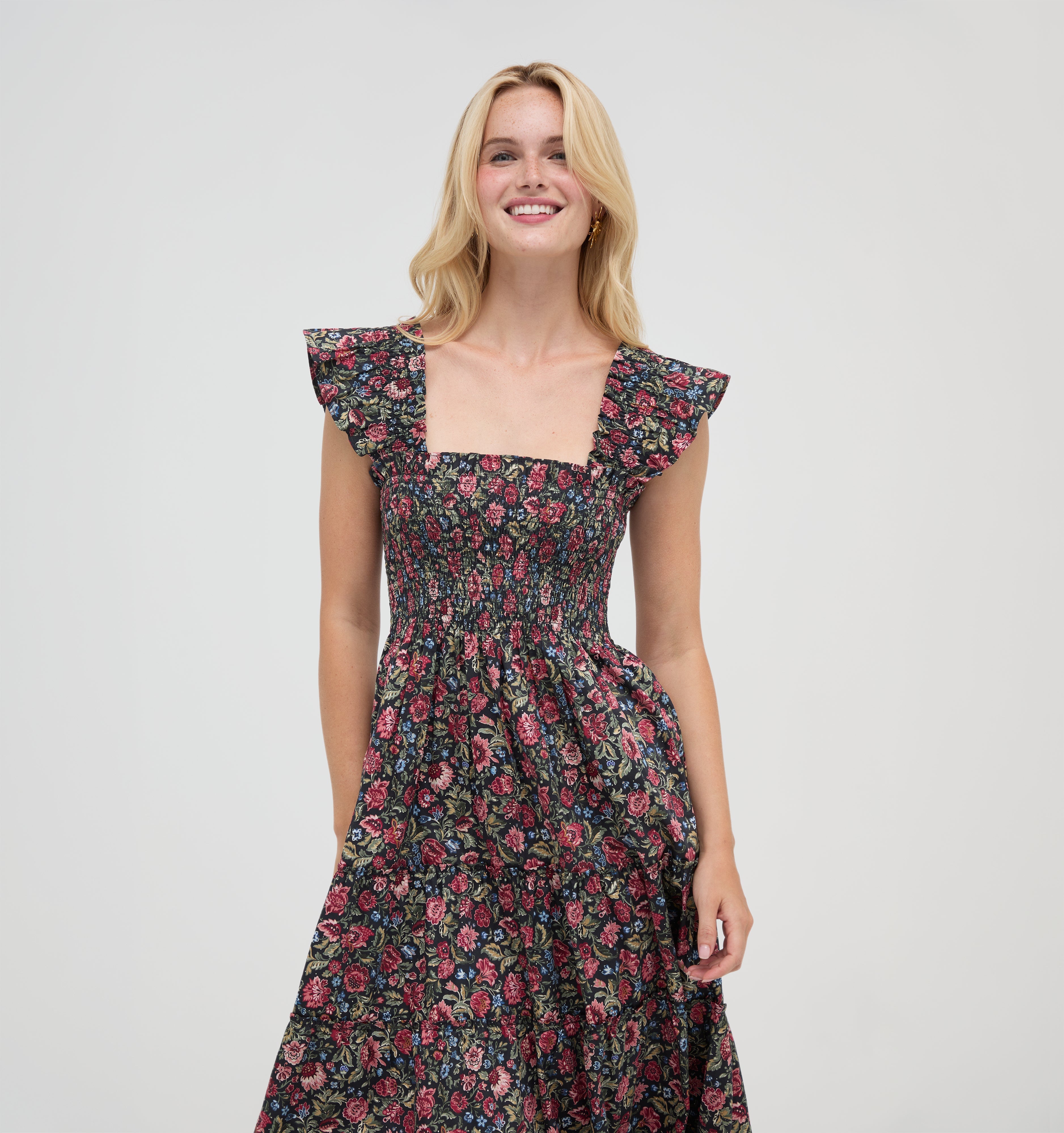 The Ellie Nap Dress -  Jacobean Sprig