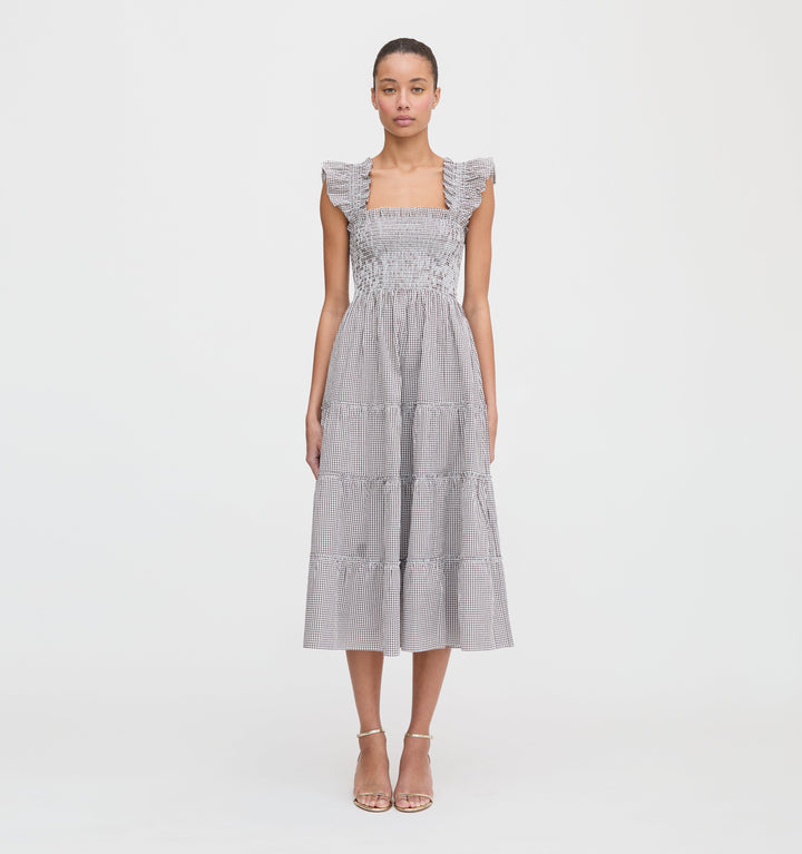 The Ellie Nap Dress - Chocolate Gingham