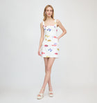 The Hallie Skirt - White Rainbow Fish
