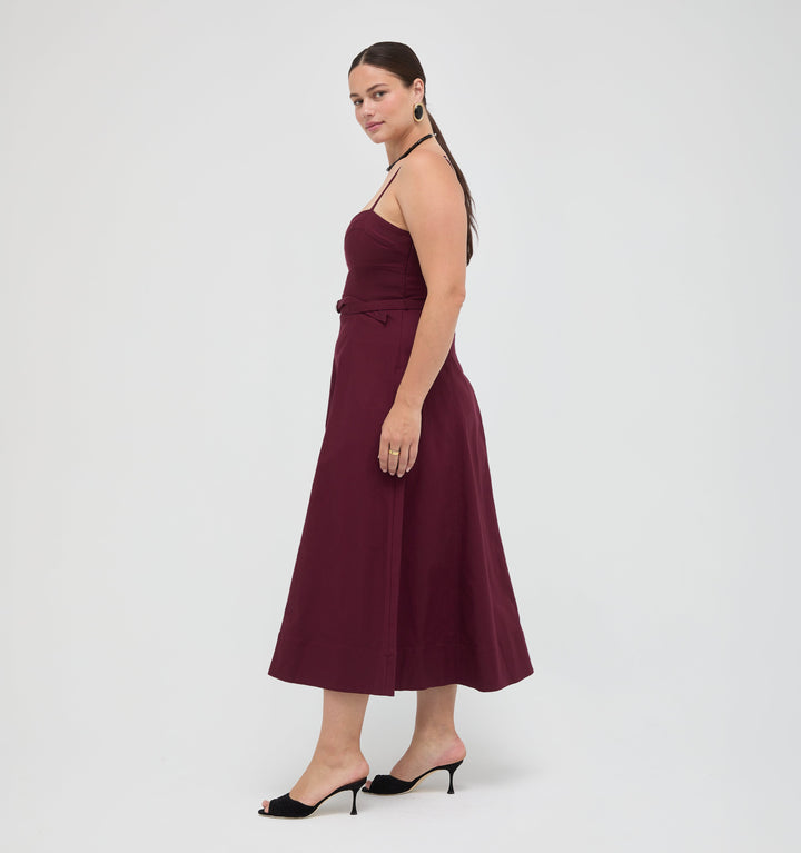 The Fiona Dress -  Mulberry