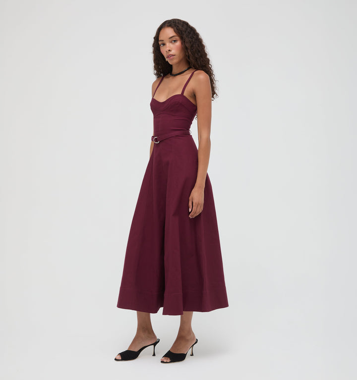 The Fiona Dress -  Mulberry