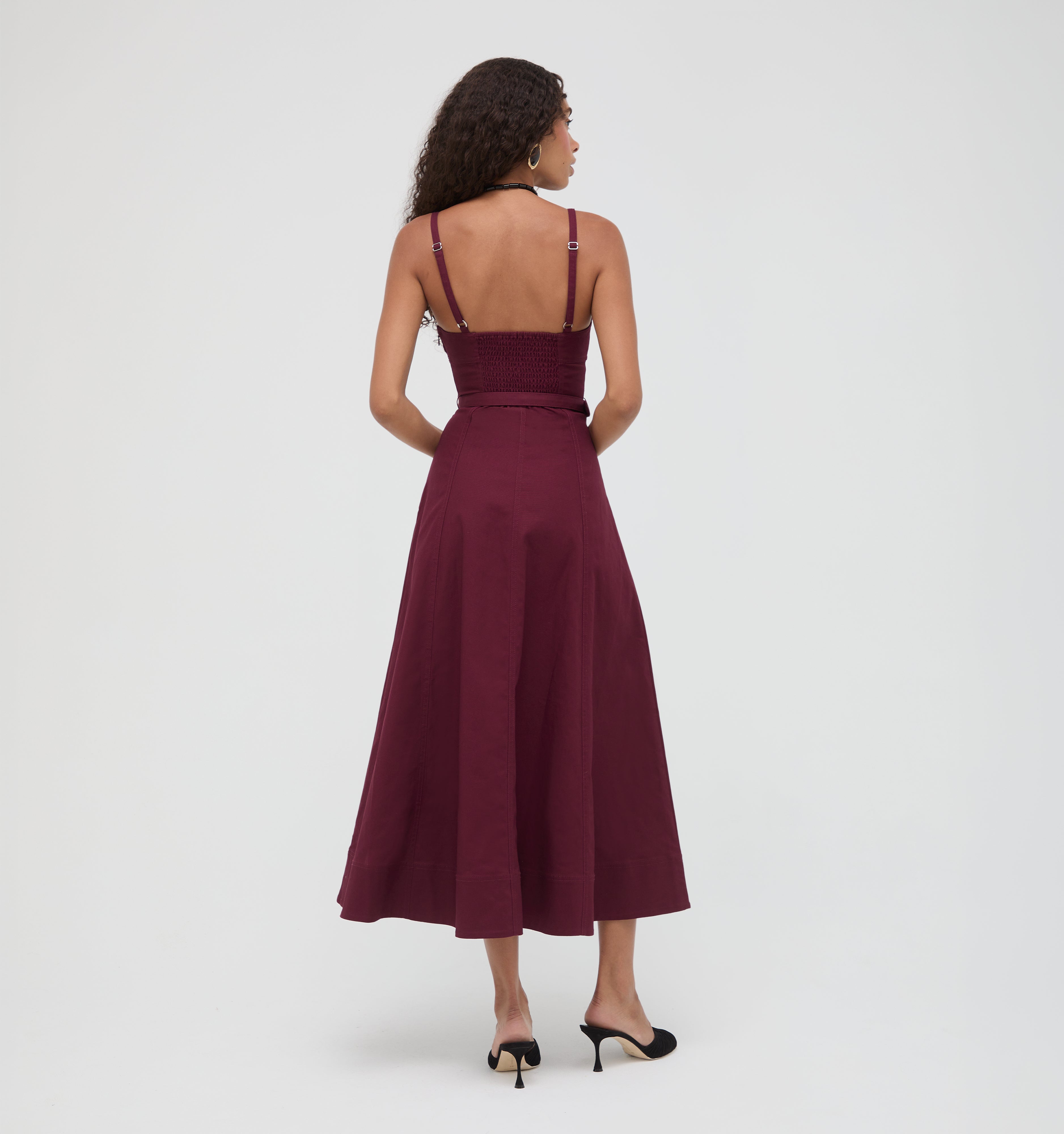 The Fiona Dress -  Mulberry