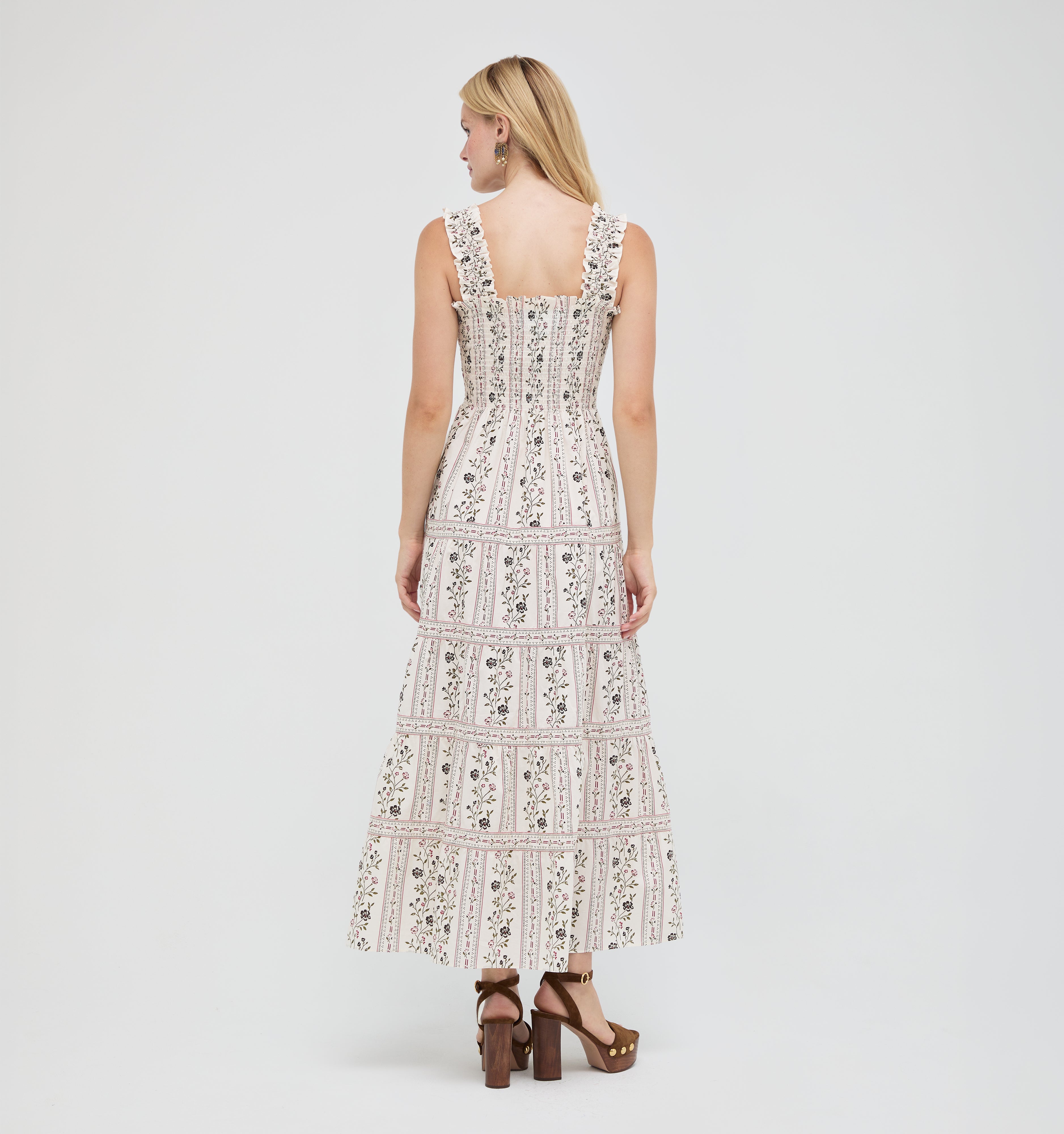 The Goldie Nap Dress -  Kelmscott Ribbon Stripe