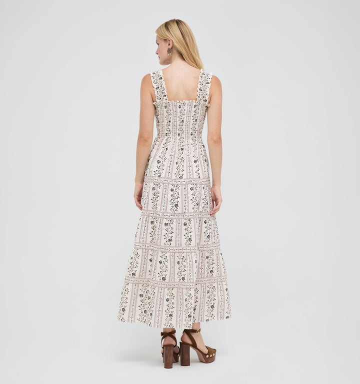 The Goldie Nap Dress -  Kelmscott Ribbon Stripe