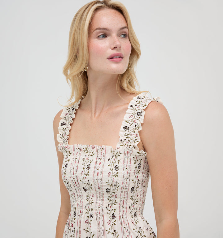 The Goldie Nap Dress -  Kelmscott Ribbon Stripe