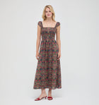 The Harper Nap Dress -  Stowell Medallion Stripe