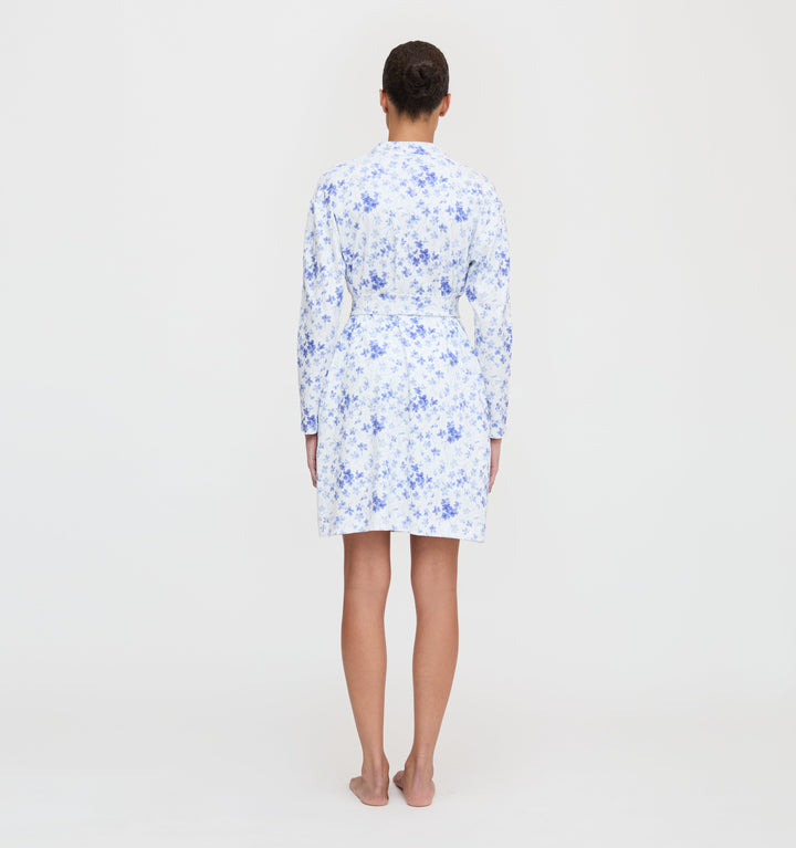 The Ivory Robe - Blue Sweet Peas