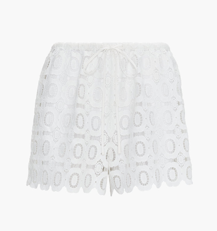 The Kaya Short - White Broderie