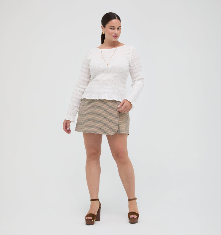 The Lexi Nap Top -  Antique White