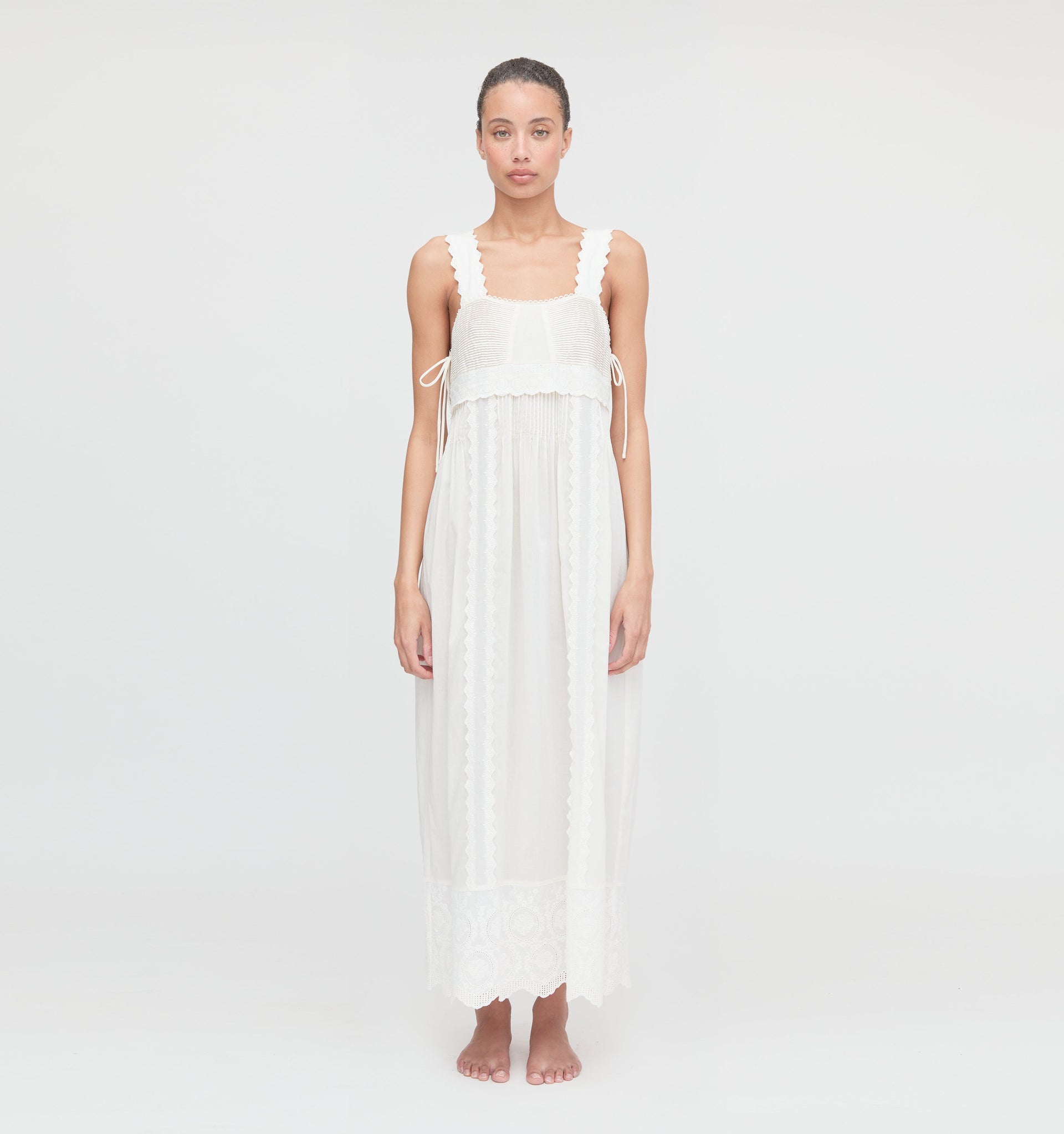 The Lux Nightgown - Soft Ivory