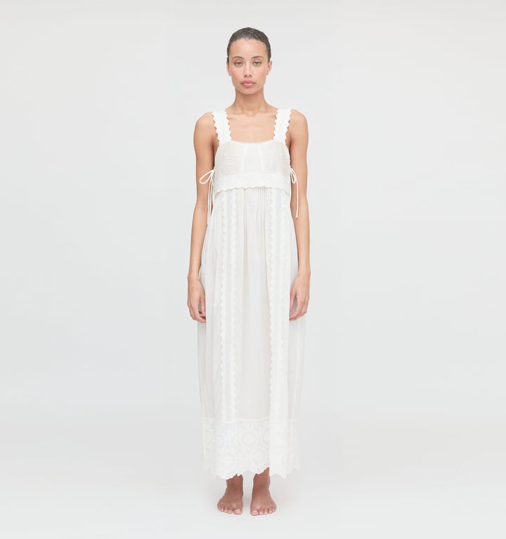 The Lux Nightgown - Soft Ivory