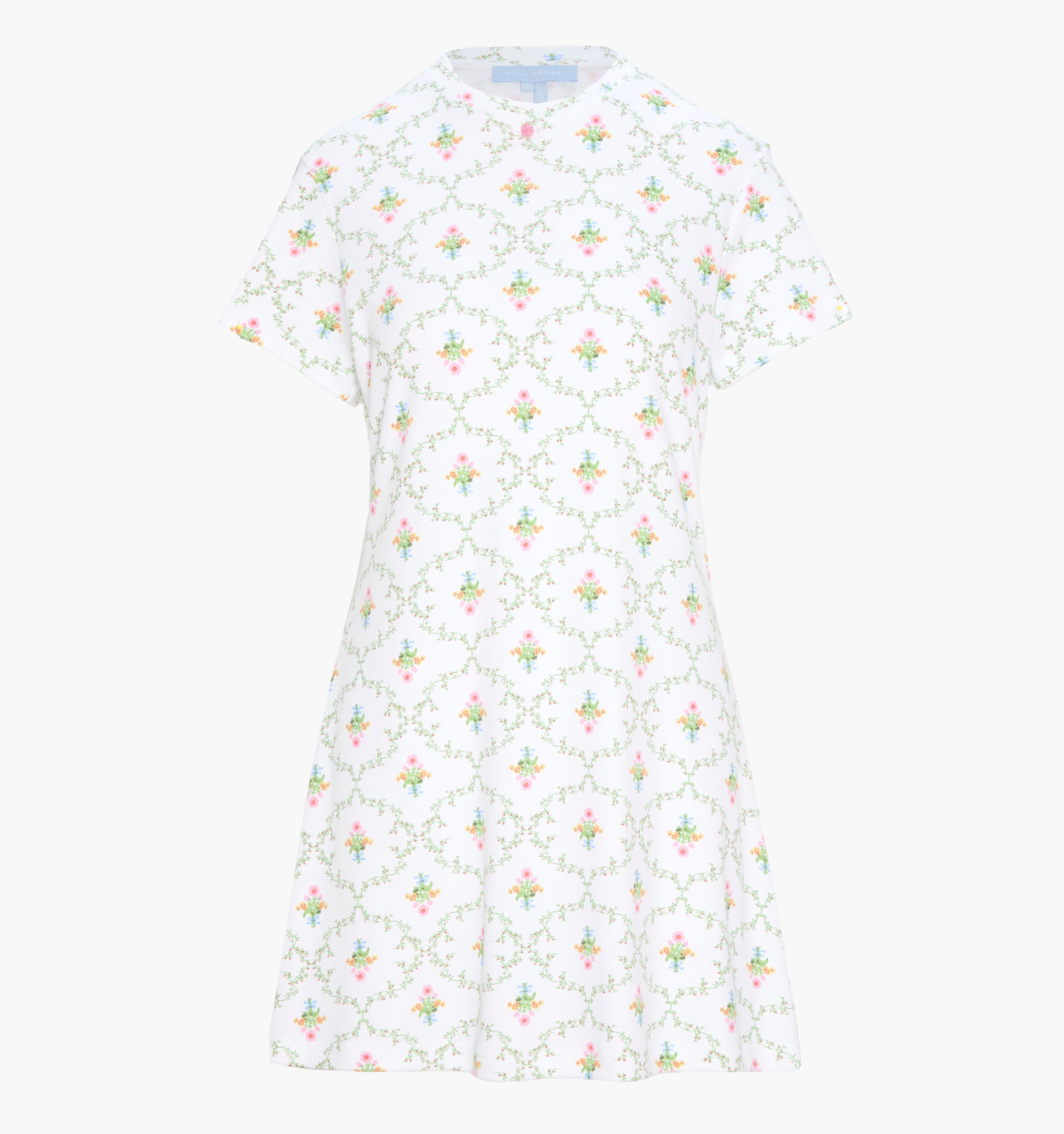 The Maggie Nightgown - Pastel Trellis