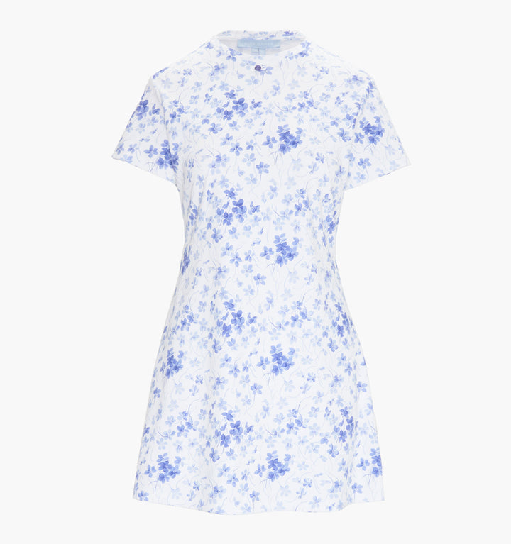 The Maggie Nightgown - Blue Sweet Peas
