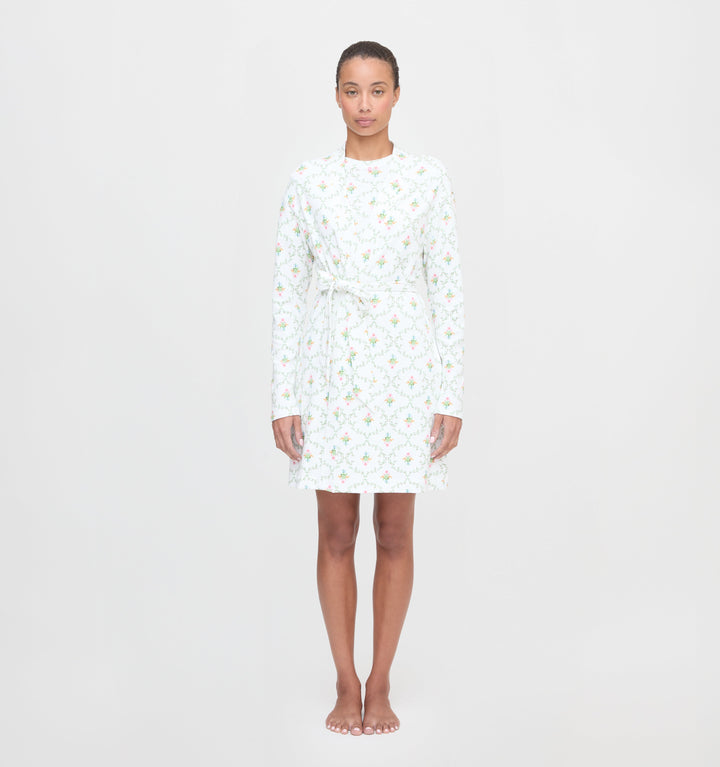 The Maggie Nightgown - Pastel Trellis