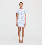 The Maggie Nightgown - Blue Sweet Peas