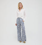 The Maxime Pant -  Chedworth Paisley Blue