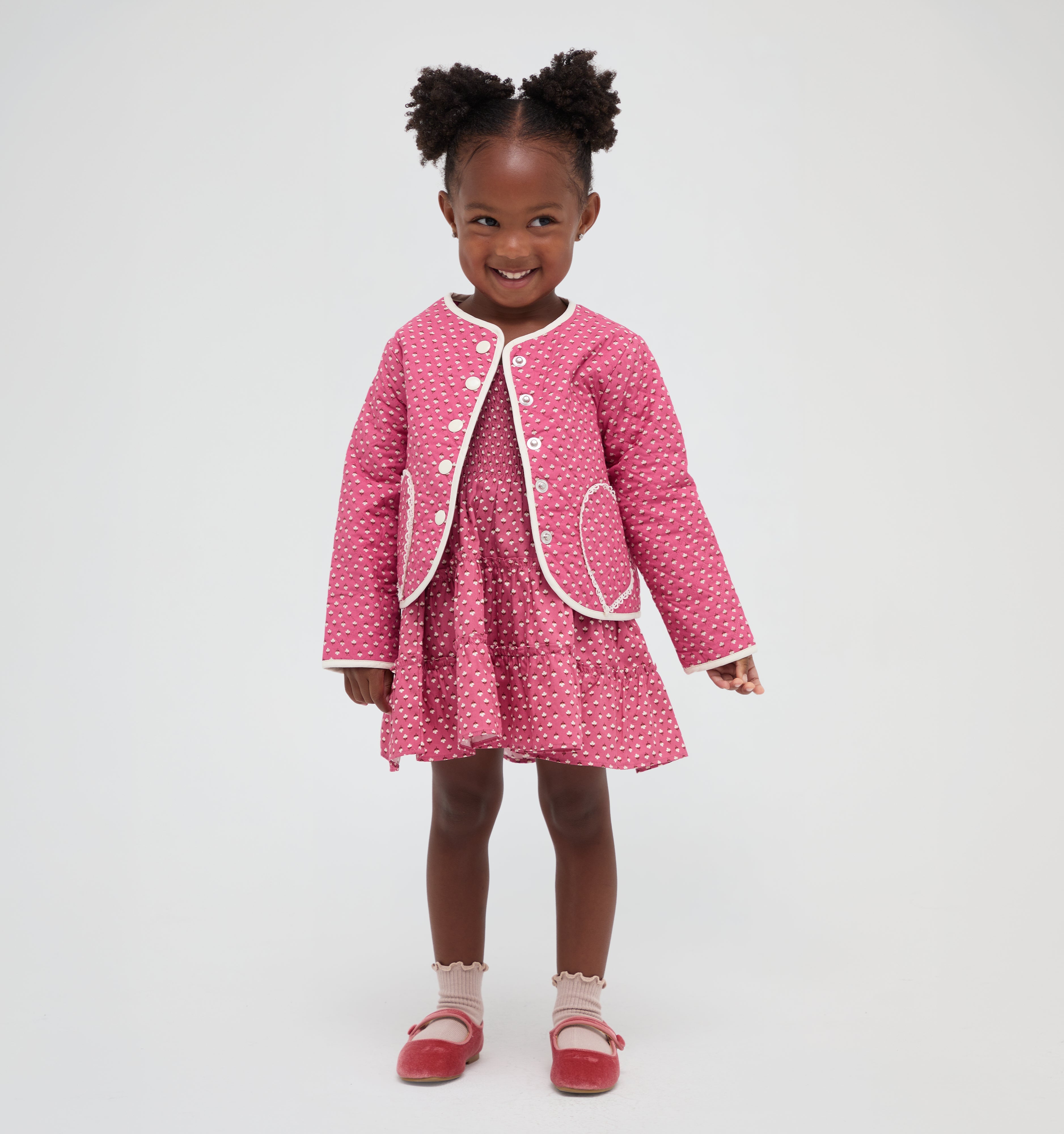 The Tiny McNally Jacket -  Poppy Half Drop Rose