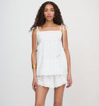 The Jessie Short - White Linen