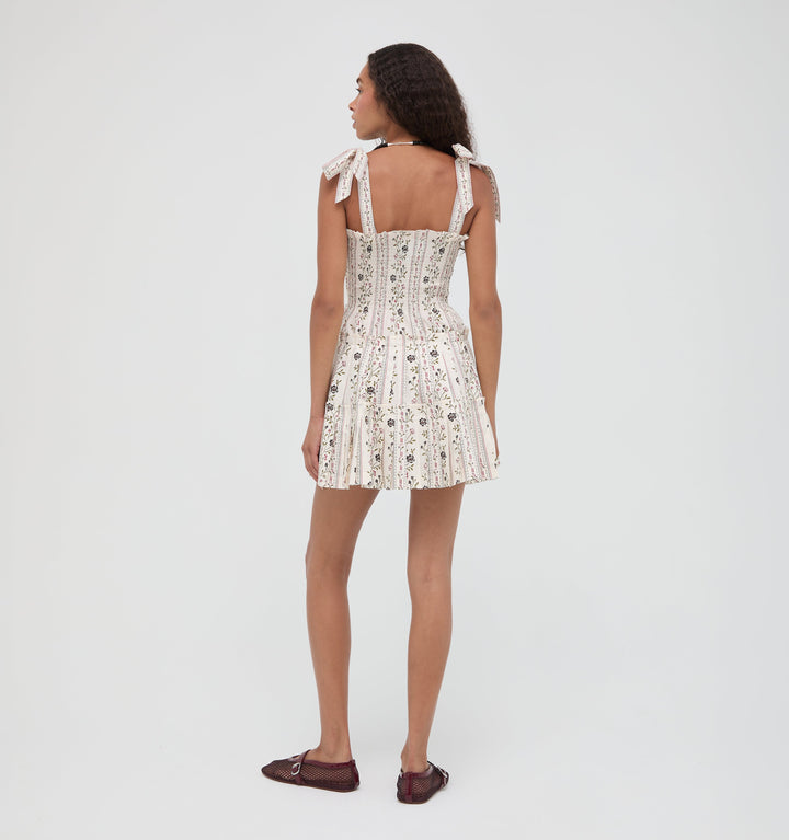 The Ribbon Charlotte Nap Dress -  Kelmscott Ribbon Stripe