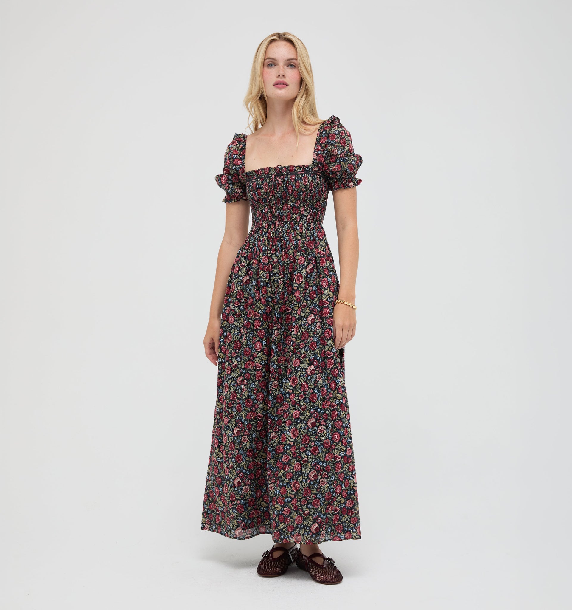 The Scarlett Nap Dress -  Jacobean Sprig