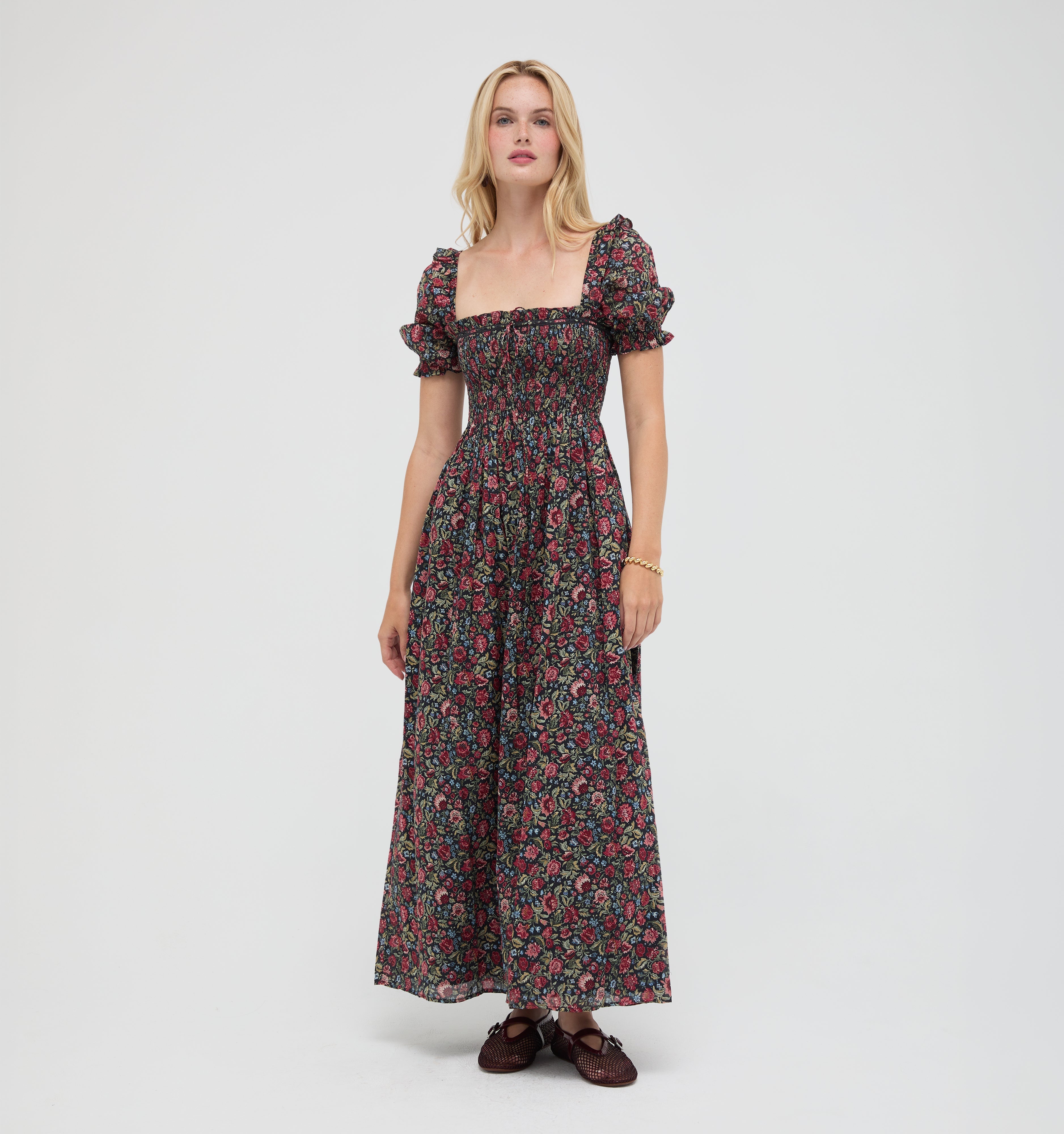 The Scarlett Nap Dress -  Jacobean Sprig