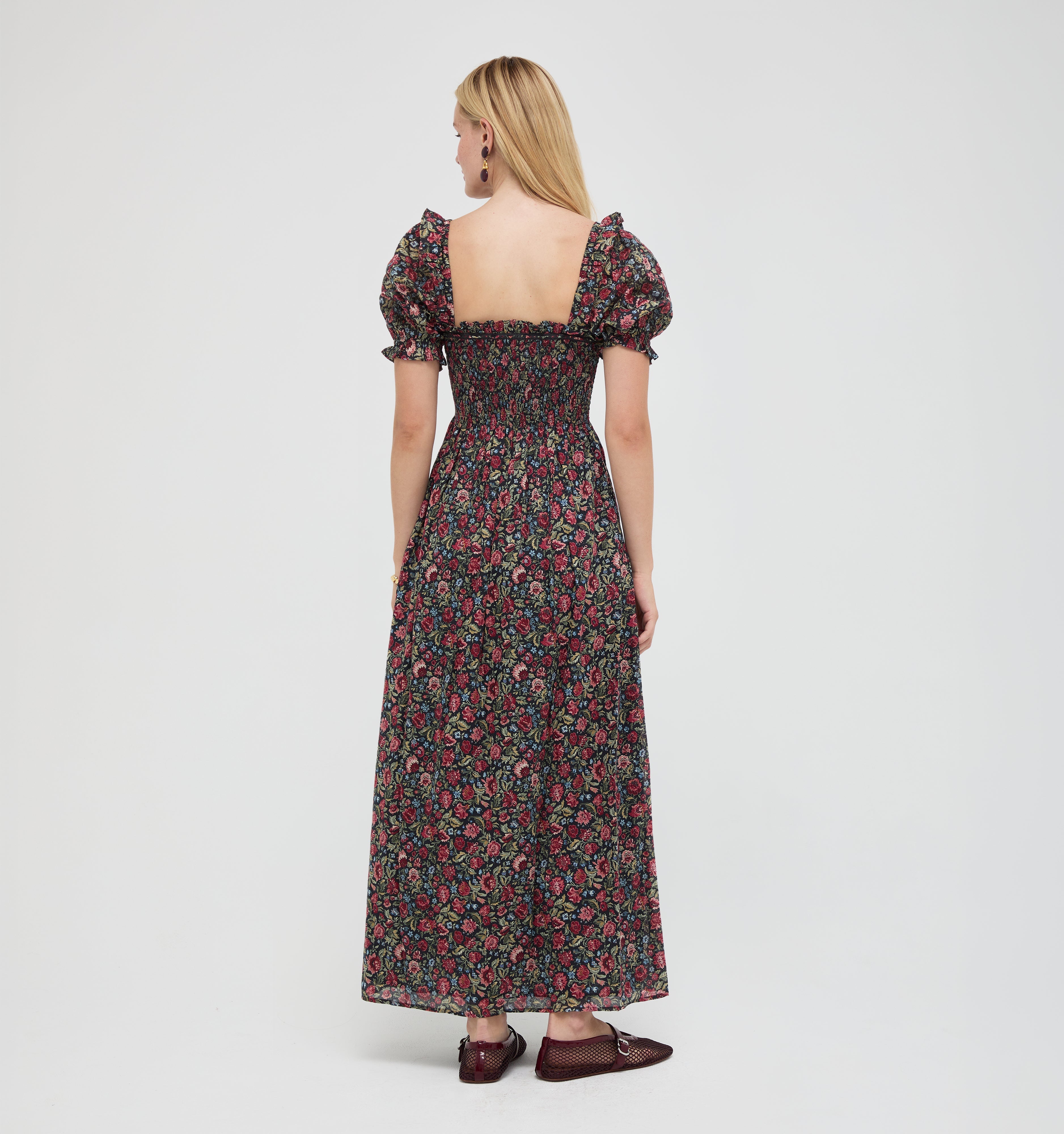 The Scarlett Nap Dress -  Jacobean Sprig