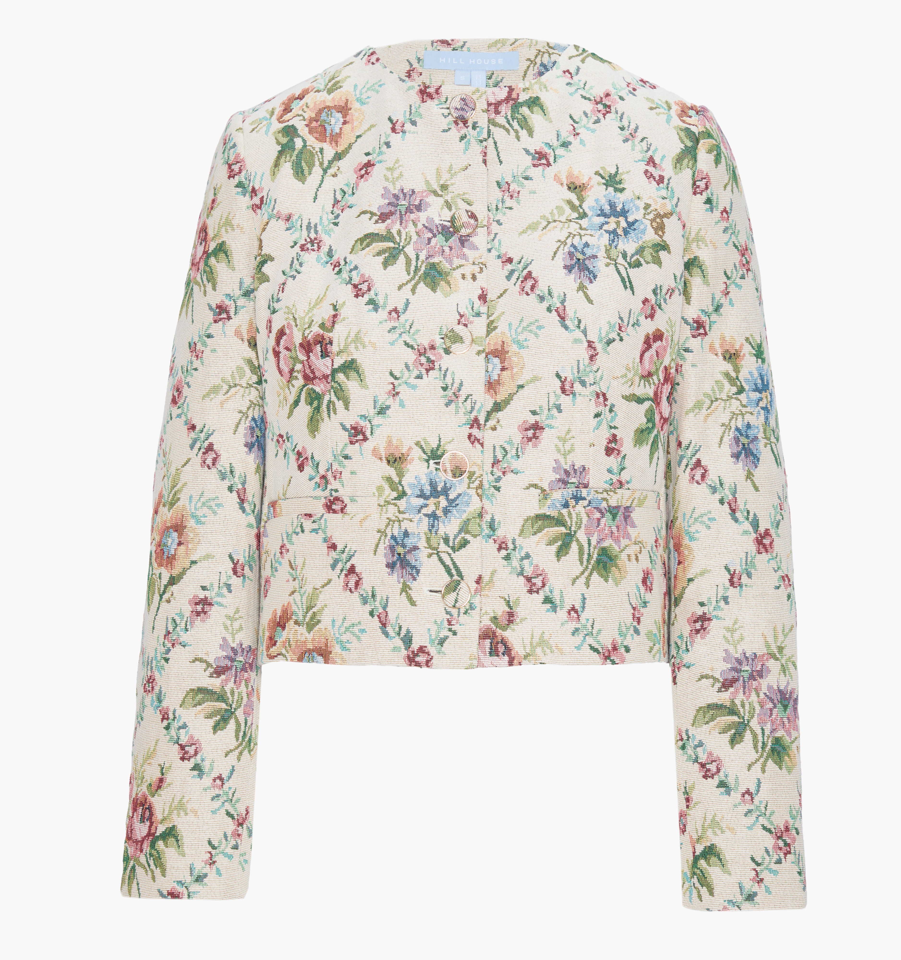 The Virginia Jacket - Tapestry Trellis Brocade