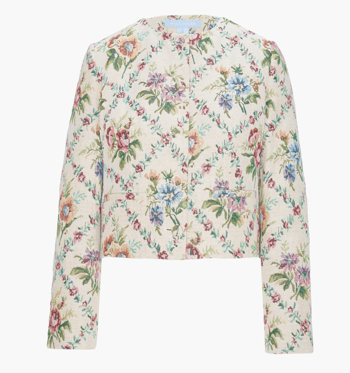 The Virginia Jacket - Tapestry Trellis Brocade